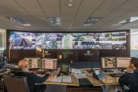 control room A22 Brenner, Trento, Italien